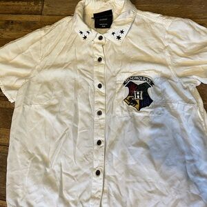 Harry Potter Hogwarts button up uniform shirt